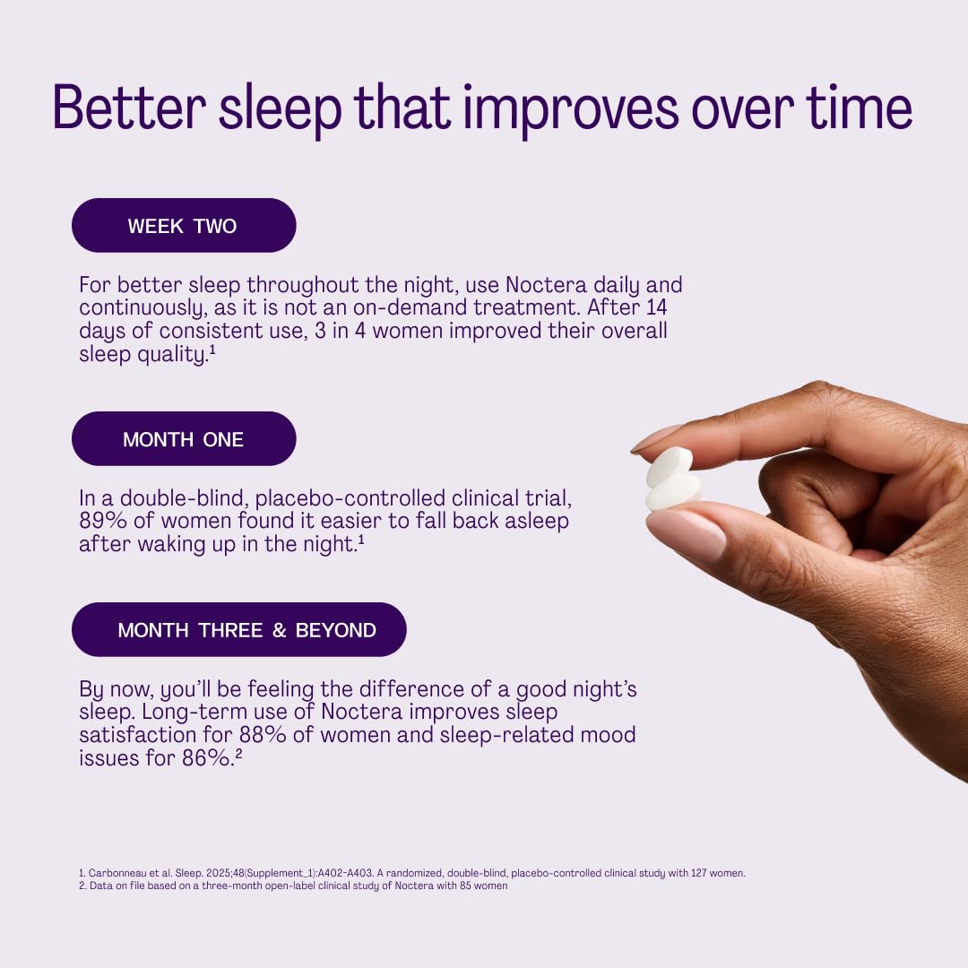 Noctera daily sleep supplement packaging