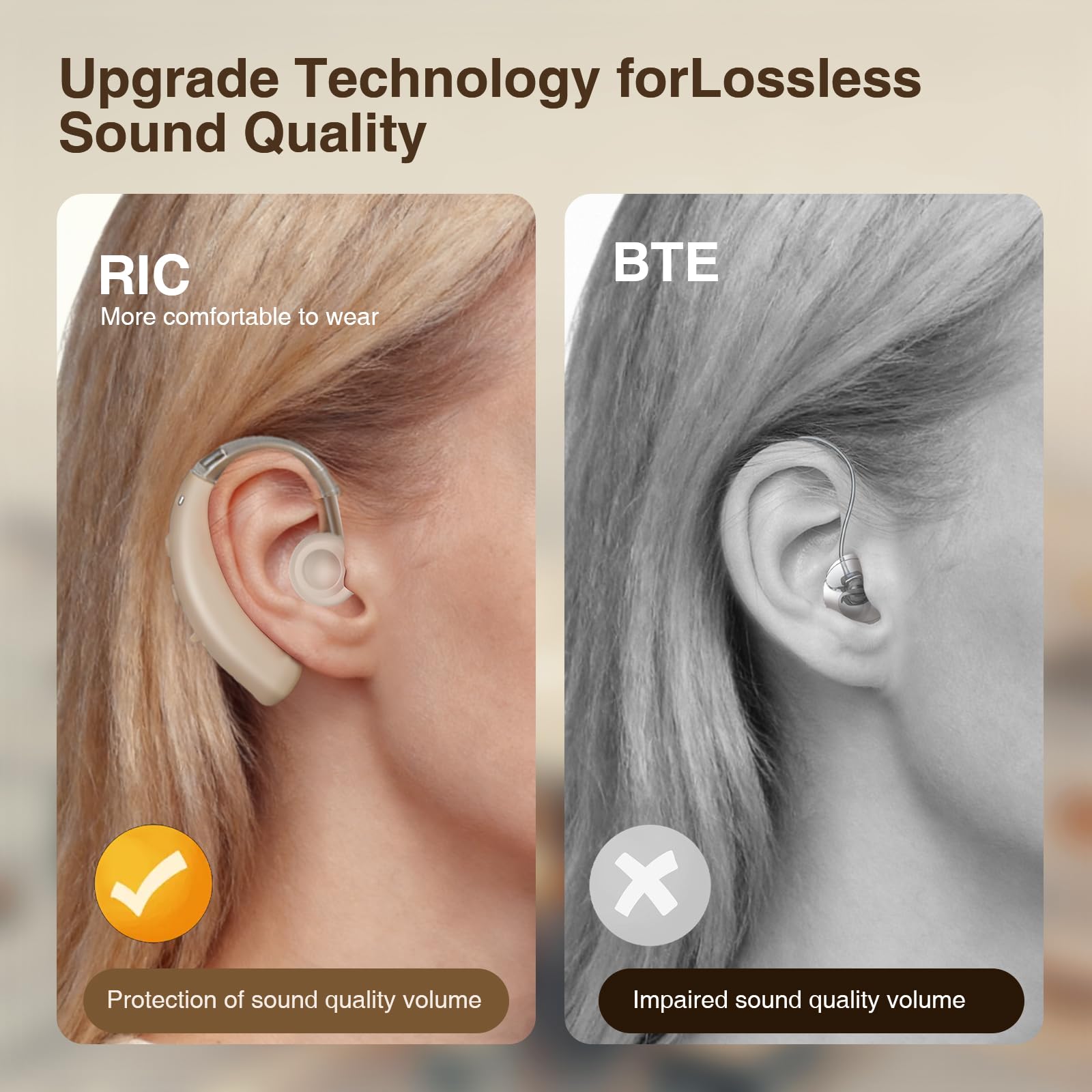 Noise cancelling feature on hearing aids