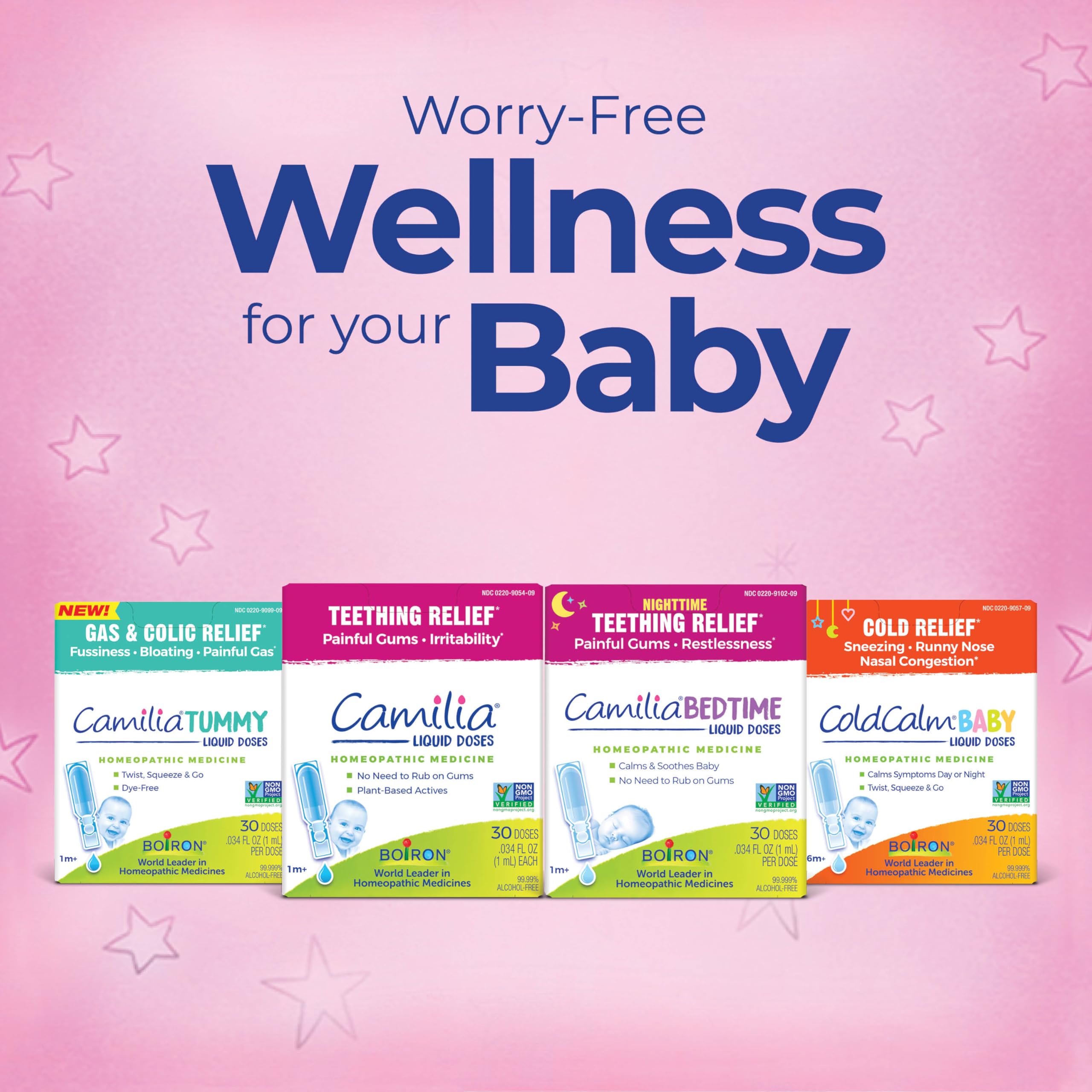 Camilia tummy drops used for tummy discomfort in babies