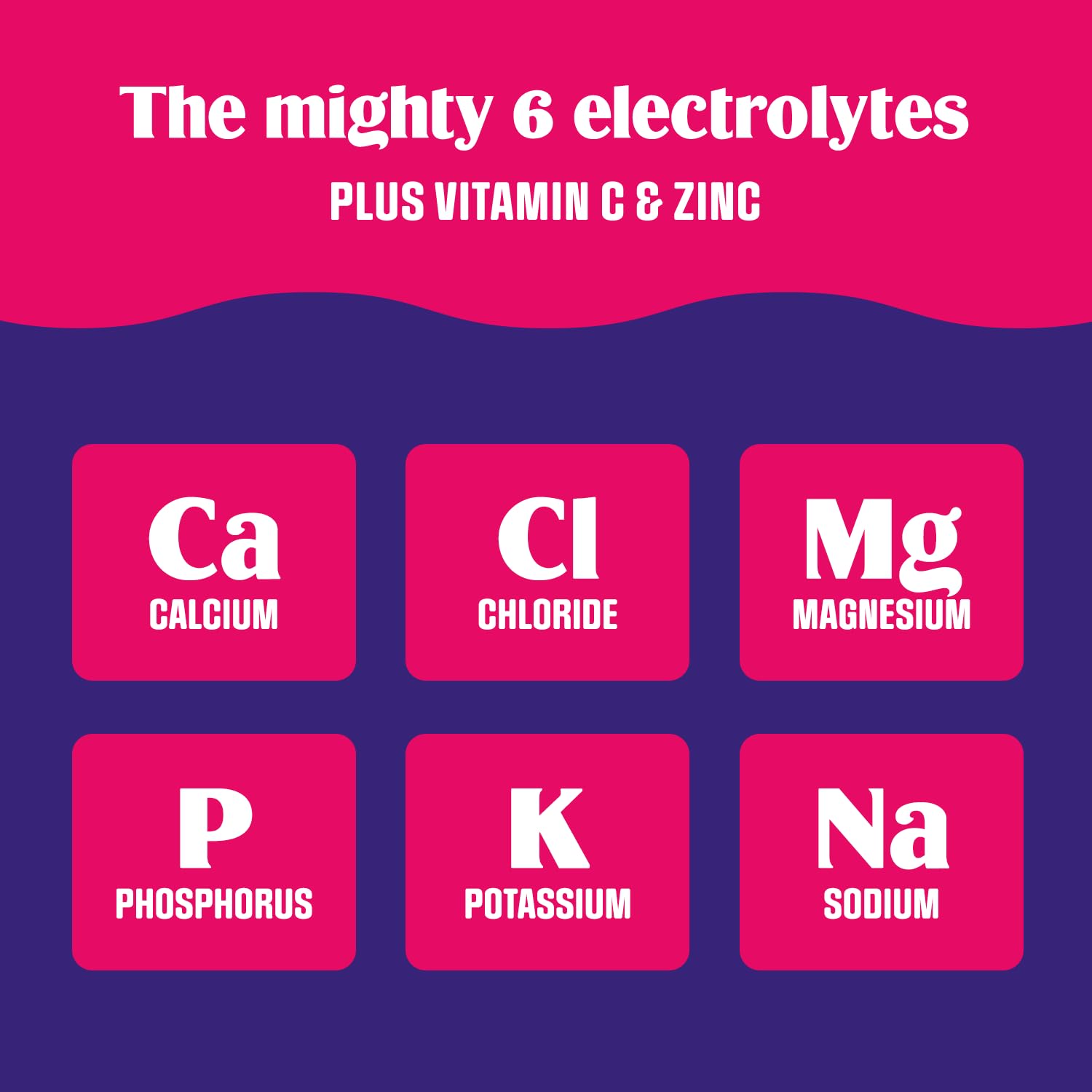 Non-GMO electrolyte powder grape flavor on packaging
