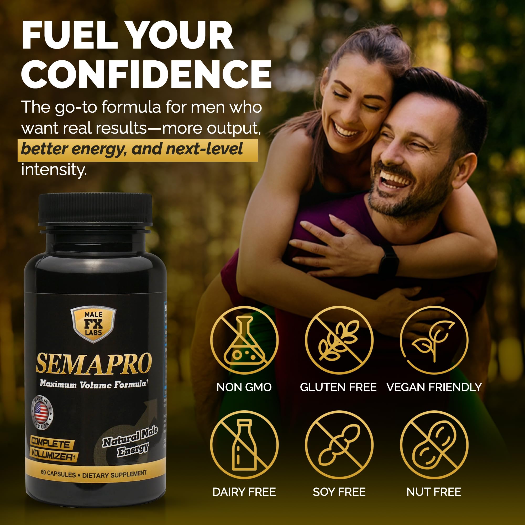 Non-GMO Organic ingredients used in Semapro formula