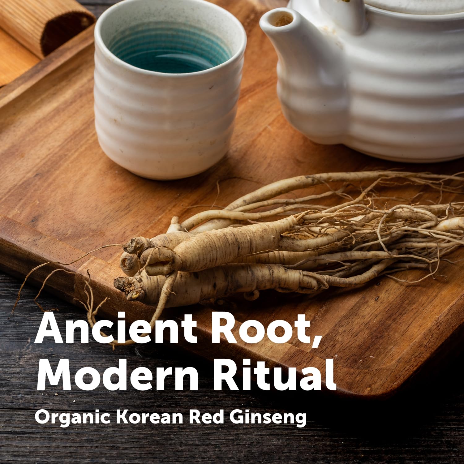 6-year Panax ginseng root used in powder form