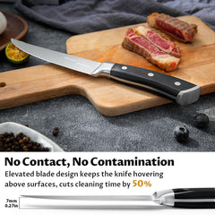 5 inch blade length on each knife