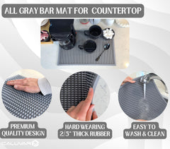 Dishwasher safe silicone mat for kitchen counter