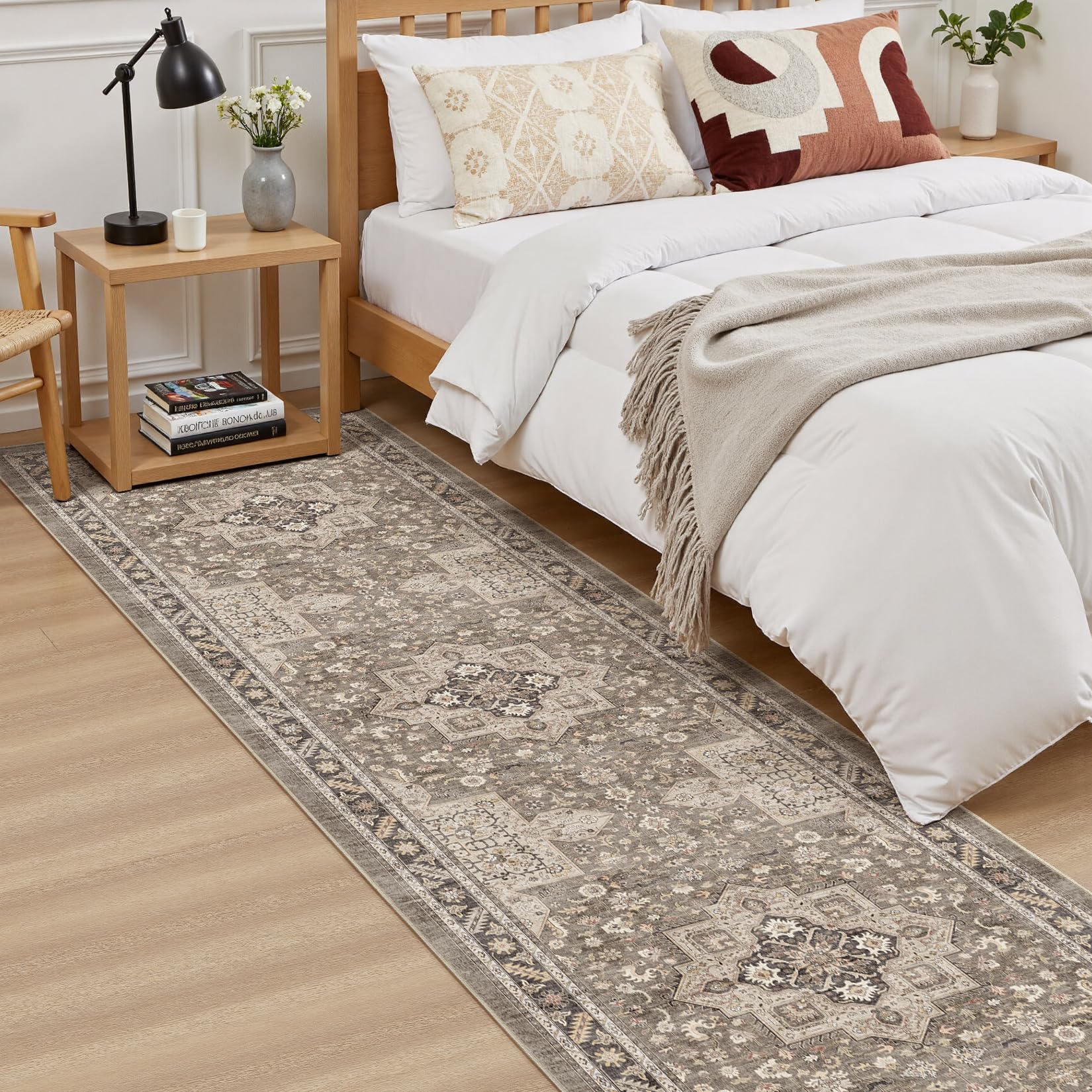 cotiled washable oriental traditional rug 2x8