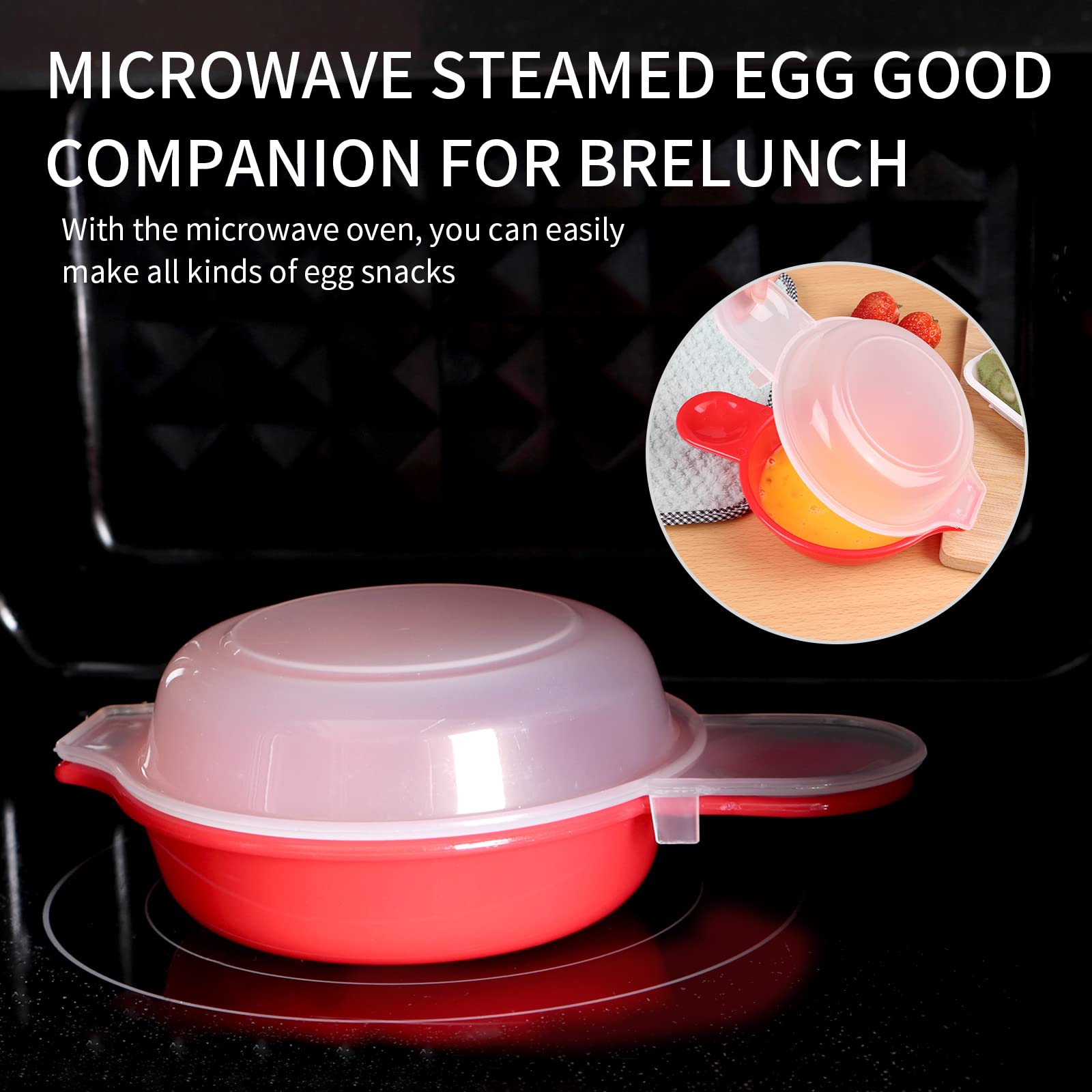 Egg cooker with healthful oil free cooking option