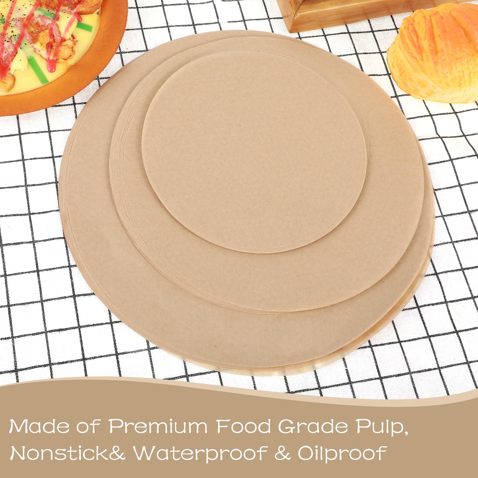 food grade parchment paper rounds non-stick
