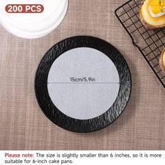 Non-stick parchment rounds for burger patty press