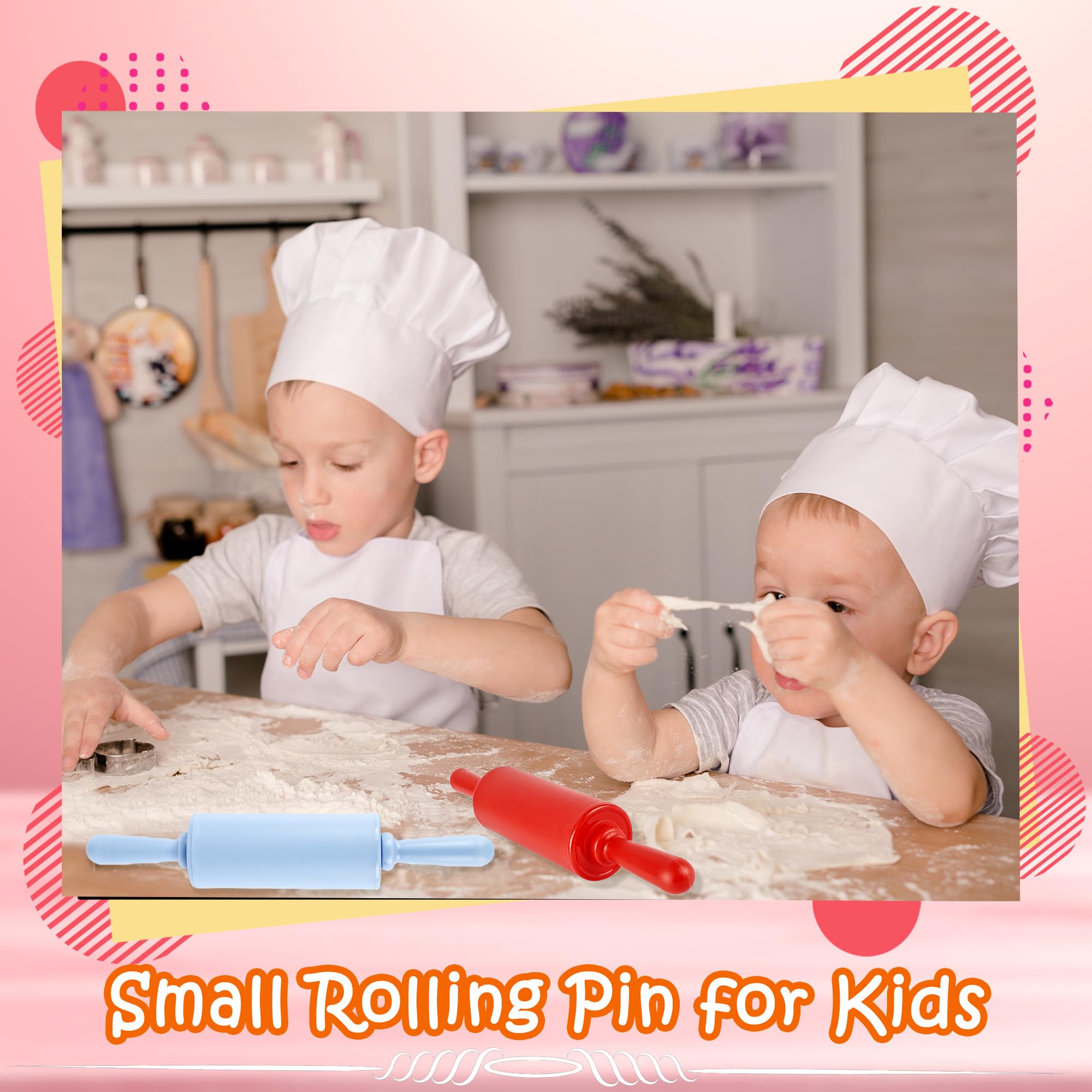 Non-stick surface mini rolling pin for dough