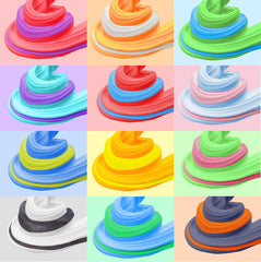 12 Easter slime eggs with double-color slime