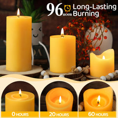 Non toxic beeswax candles box packed gift