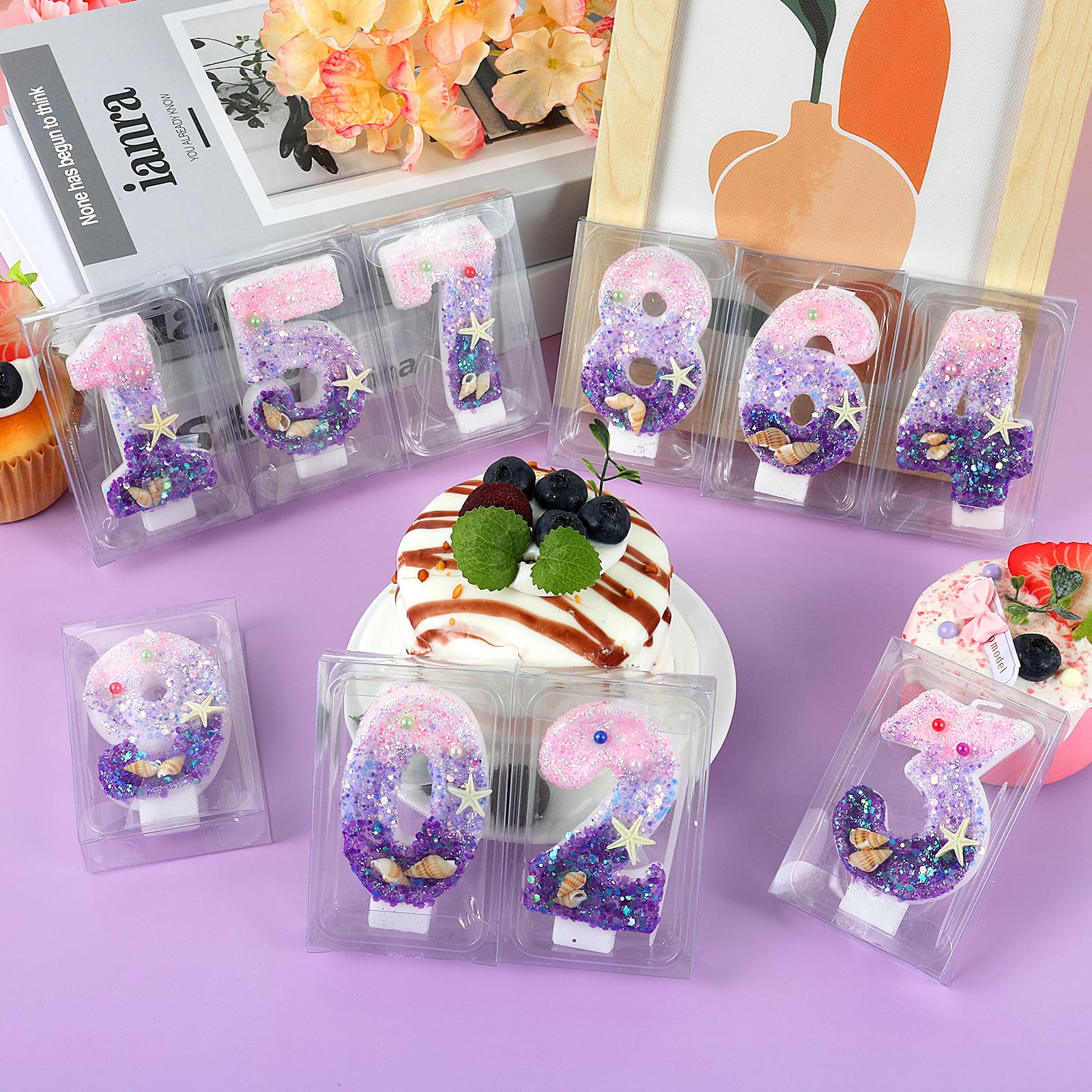 Individually PVC boxed birthday candles
