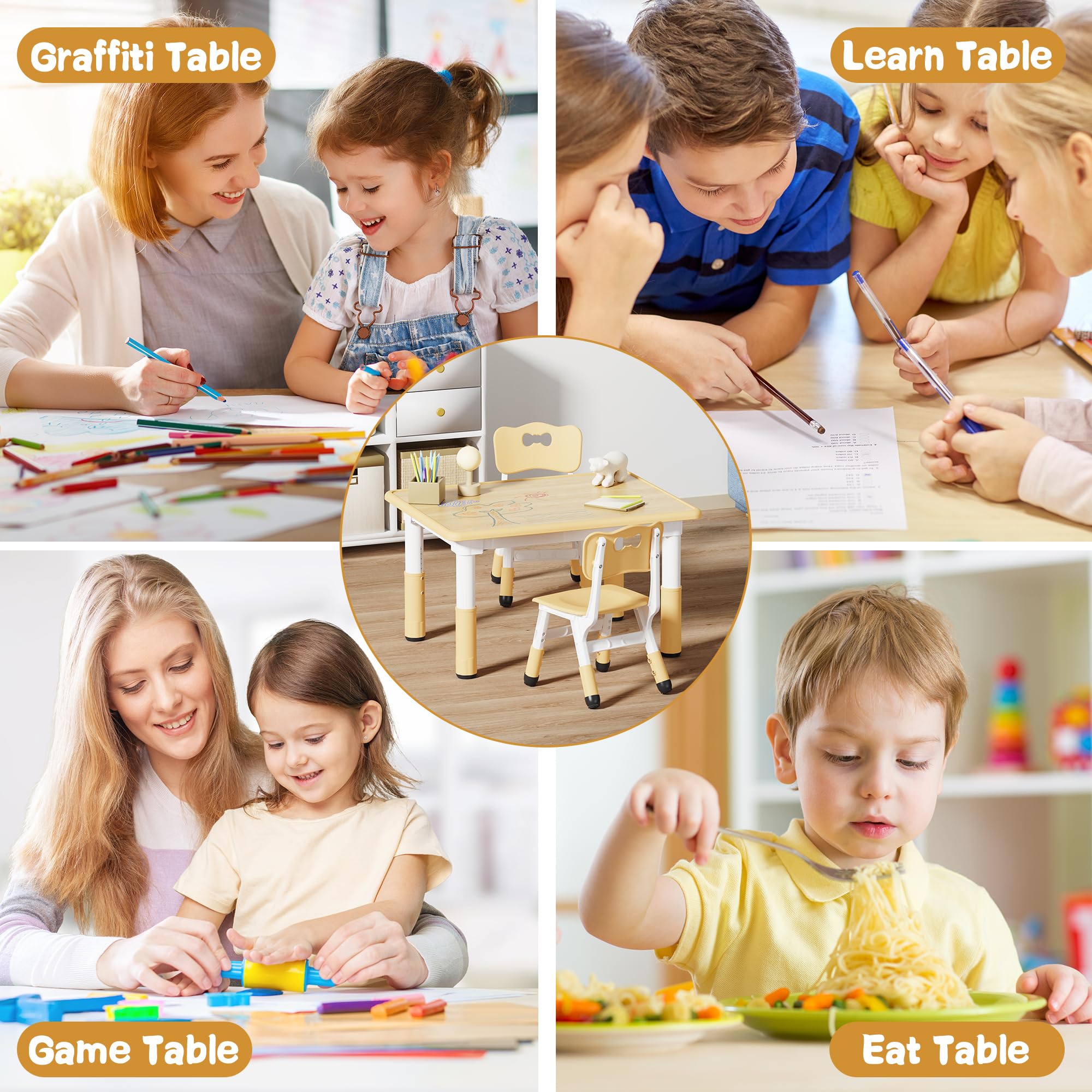 Non-toxic PP material chairs