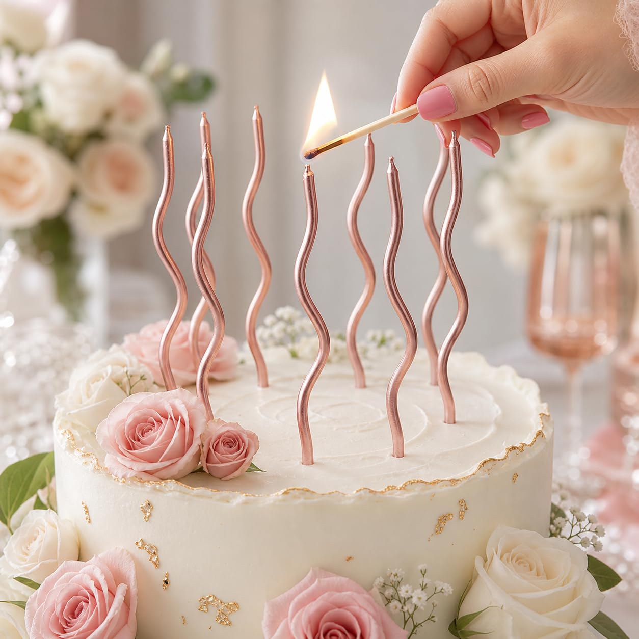non-toxic smokeless wax birthday candles