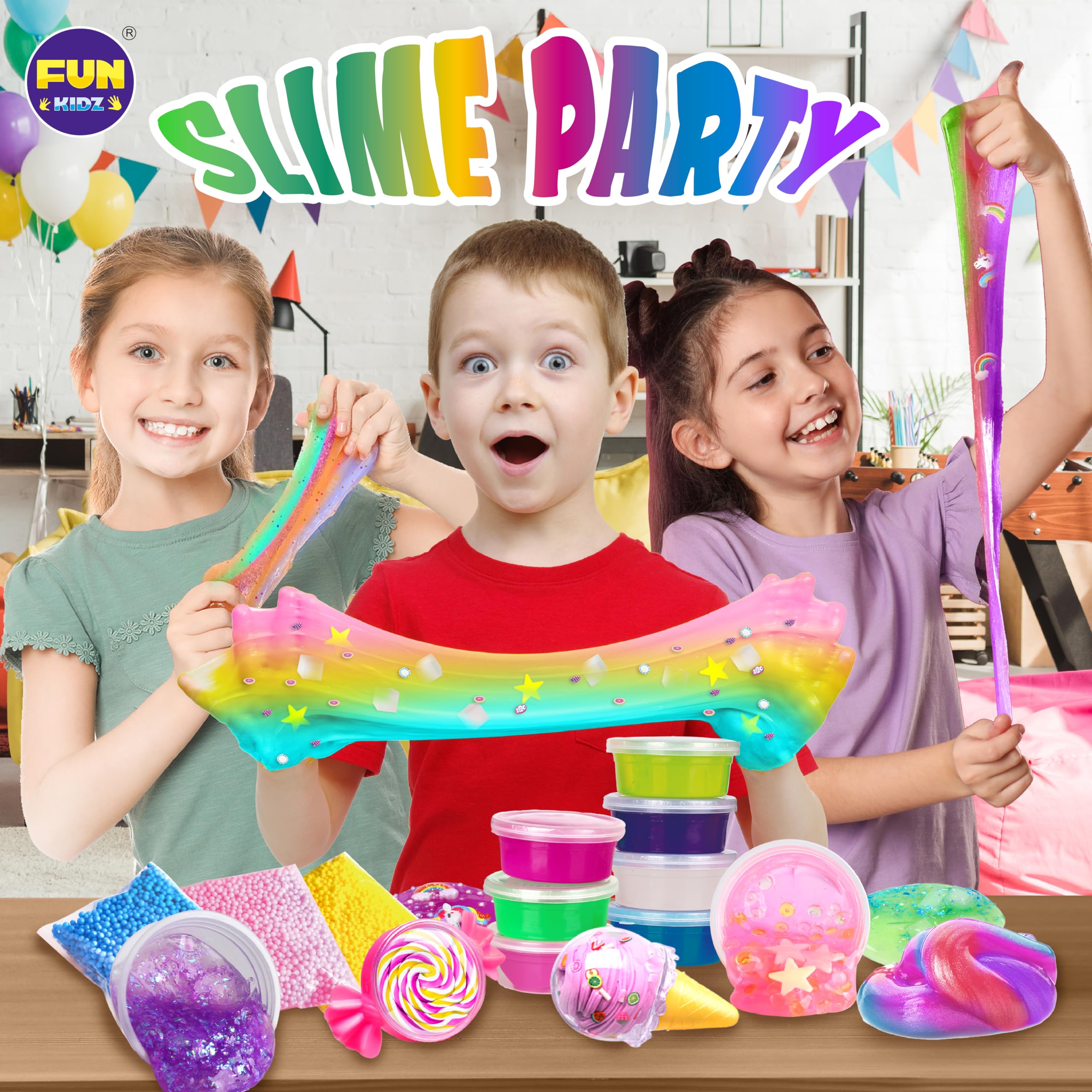 Super soft non-sticky slime with add-ins