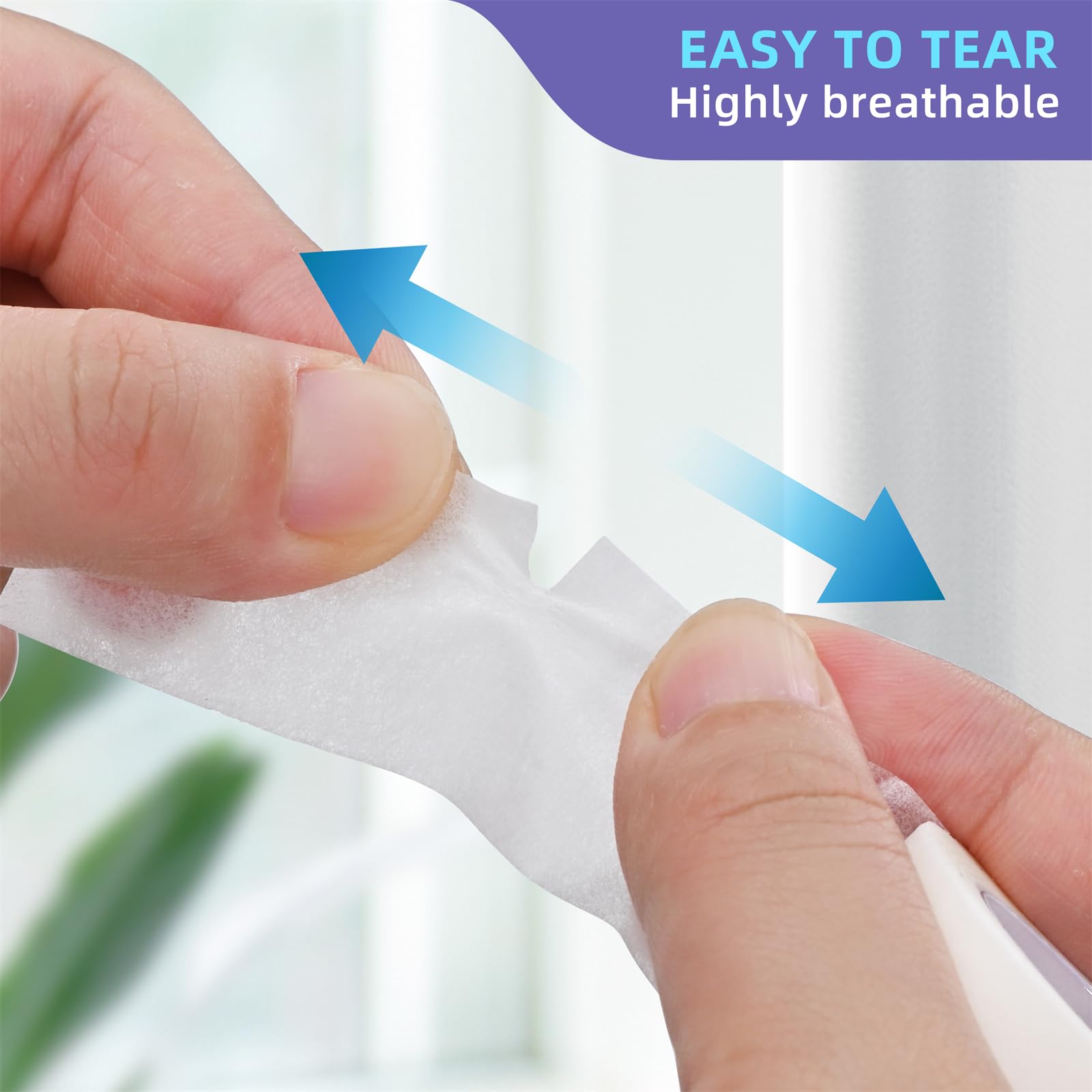 Easy tear paper medical tape 1in x 10yd