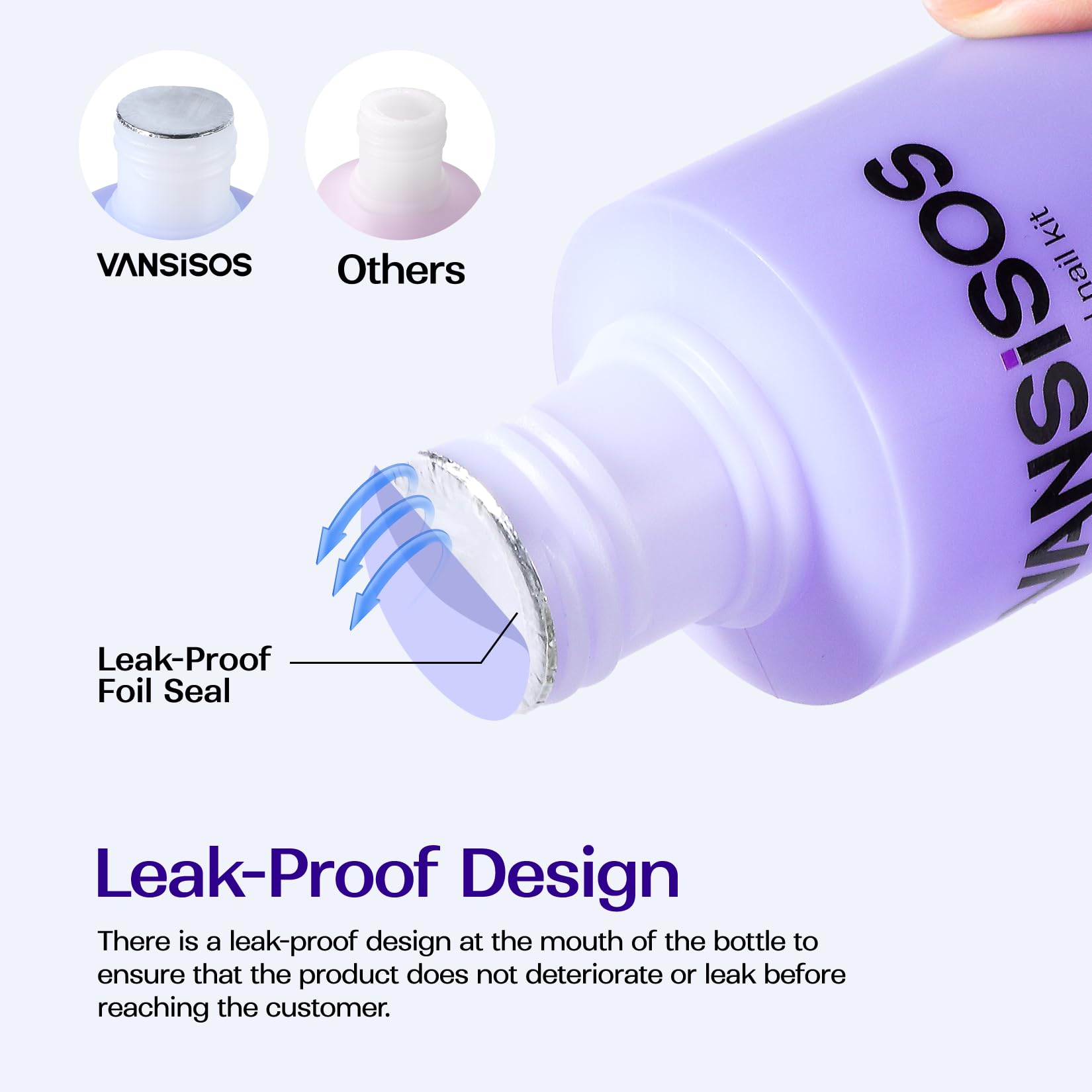 Self-leveling acrylic liquid with nylon brush