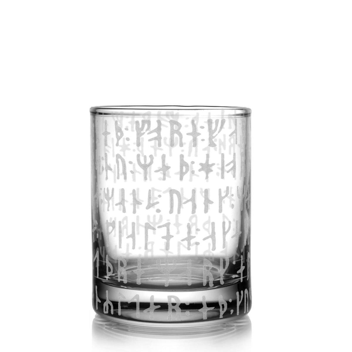 NORDIC VIKING RUNES engraved 3oz shot glass by LumEngrave