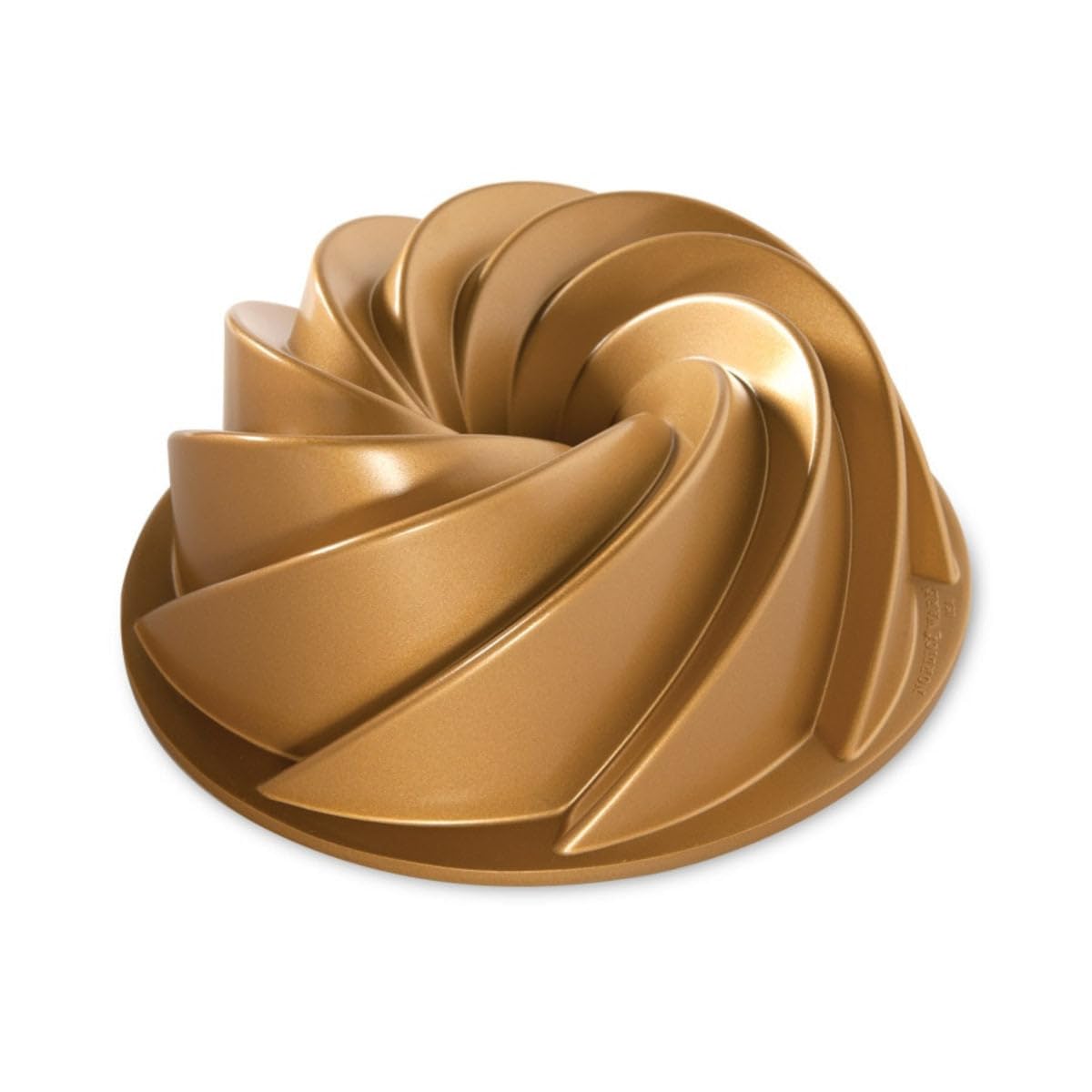 Nordic Ware Heritage Bundt Pan 10 inch diameter in gold