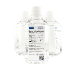 0.9% normal saline solution sterile usp sodium chloride 500 ml pack image