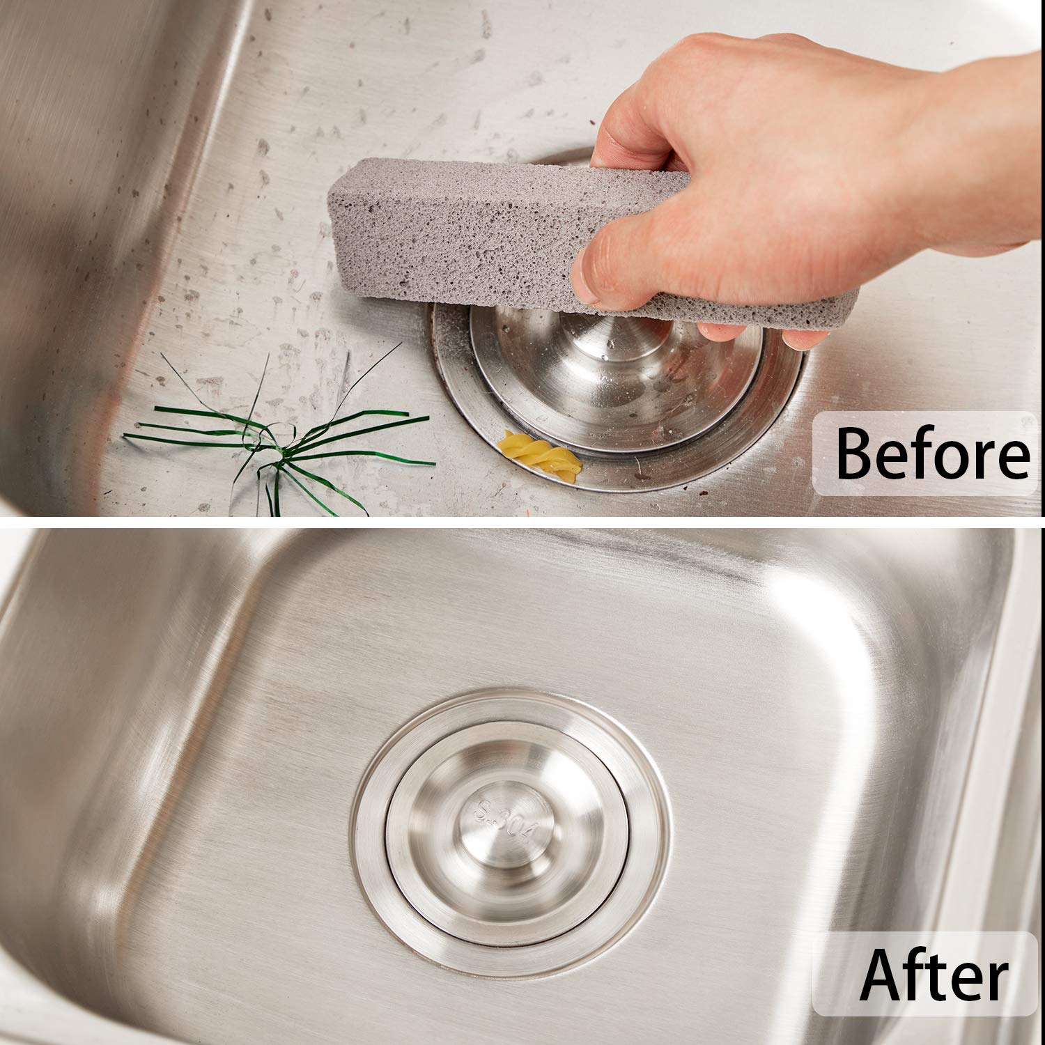 Blue pumice stone for bathroom kitchen cleaning