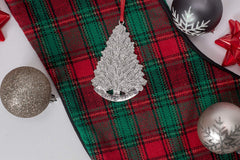 North Carolina handmade pewter ornament for Christmas tree
