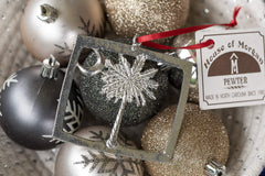 North Carolina Handmade pewter ornament