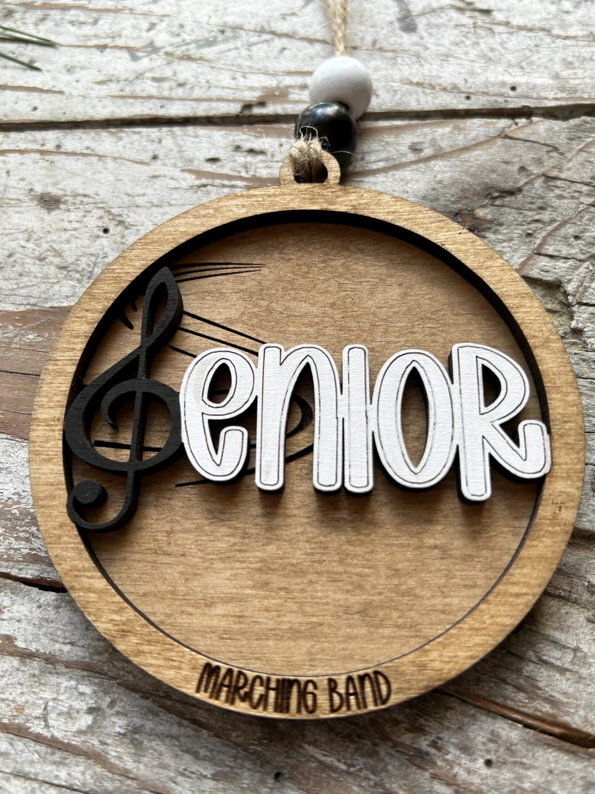 Music lover keepsake ornament for senior year