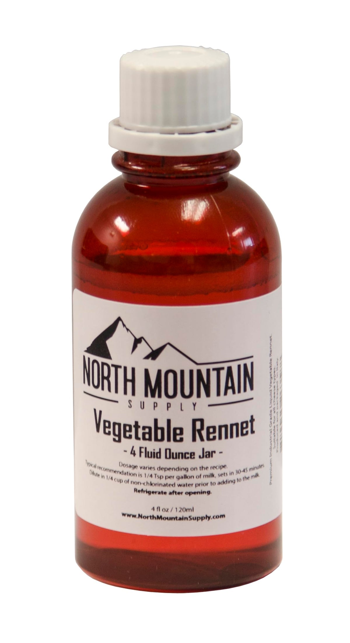 North Mountain Supply liquid vegetable rennet 4 oz for cheese making