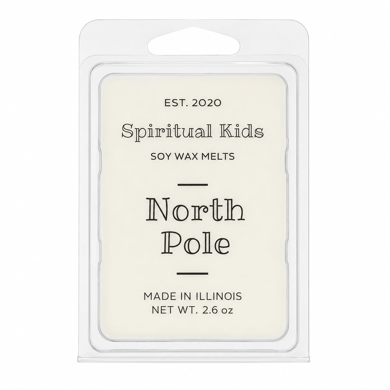 North Pole Peppermint Vanilla wax melts 6 cubes