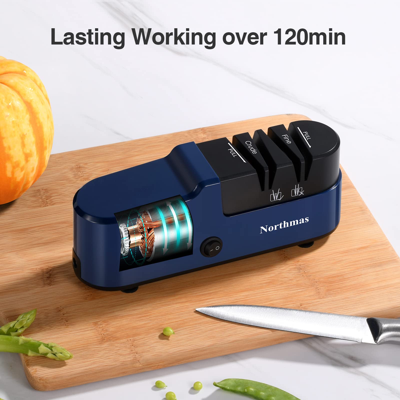 Northmas compact design knife sharpener