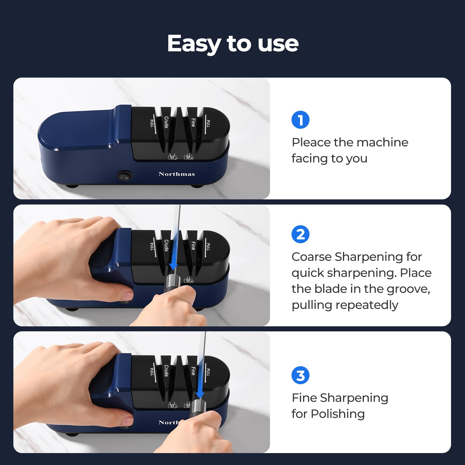 Northmas knife sharpener for home use