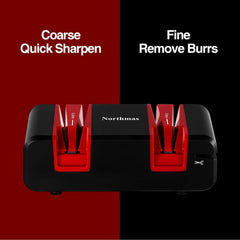 Northmas Knife Sharpener 2-stage coarse and fine sharpening