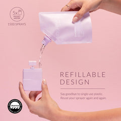 Noshinku refillable pocket spray lavender scent