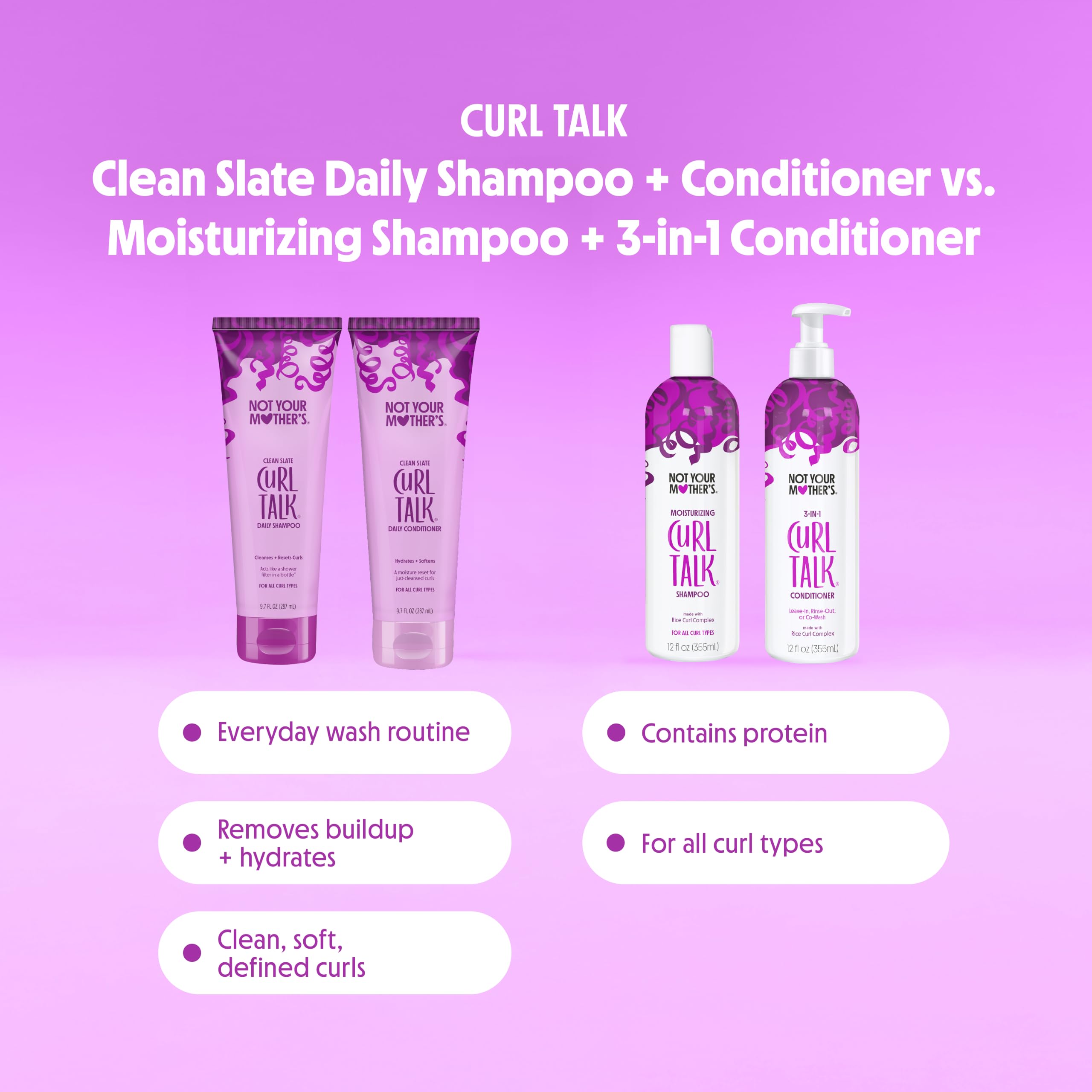 Rice Complex formula label on Curl Talk conditioner