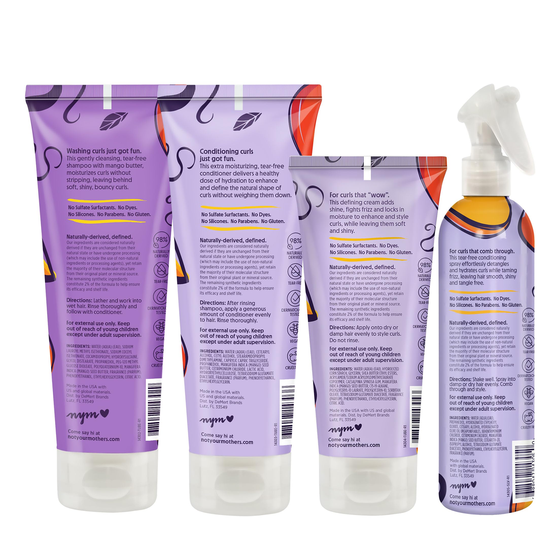 Not Your Mother's Kids Curly Care Mango Butter enriched formula