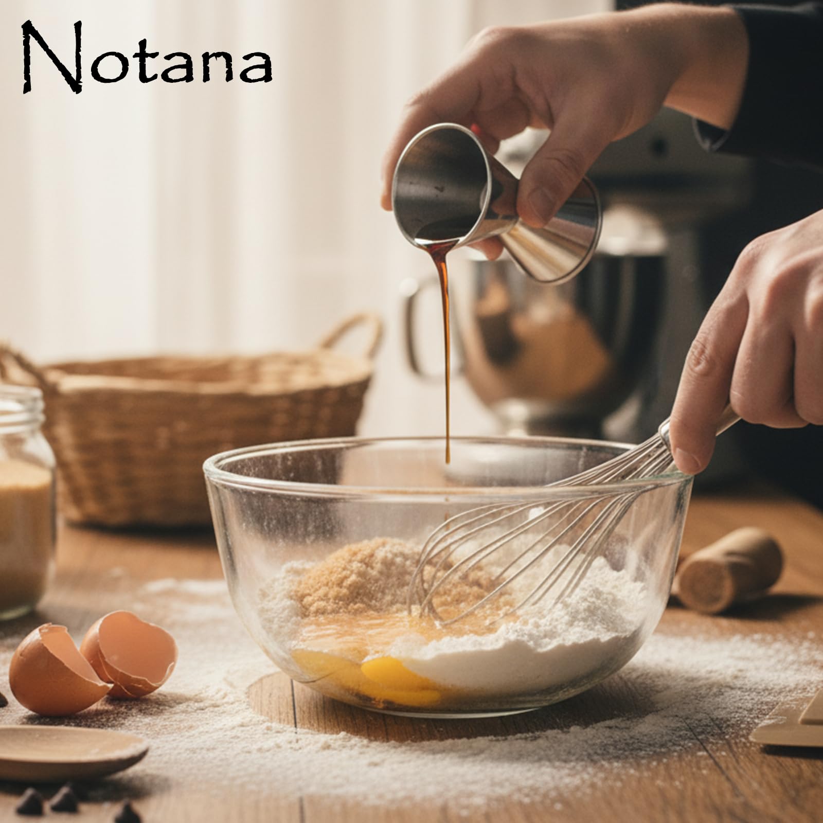Ergonomic grip Notana jigger with balanced shape
