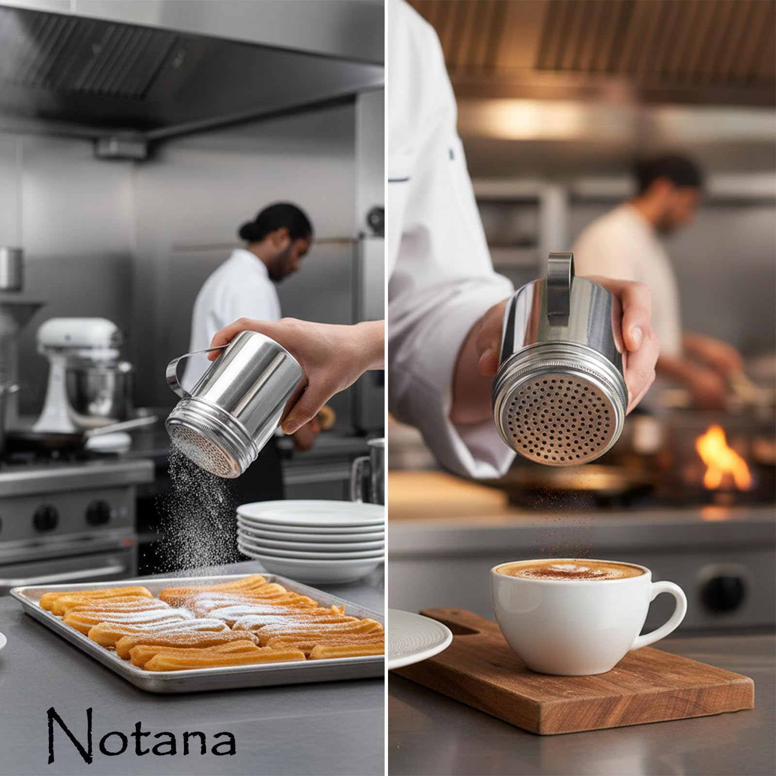 Notana kitchen dredge shaker set 2 pack