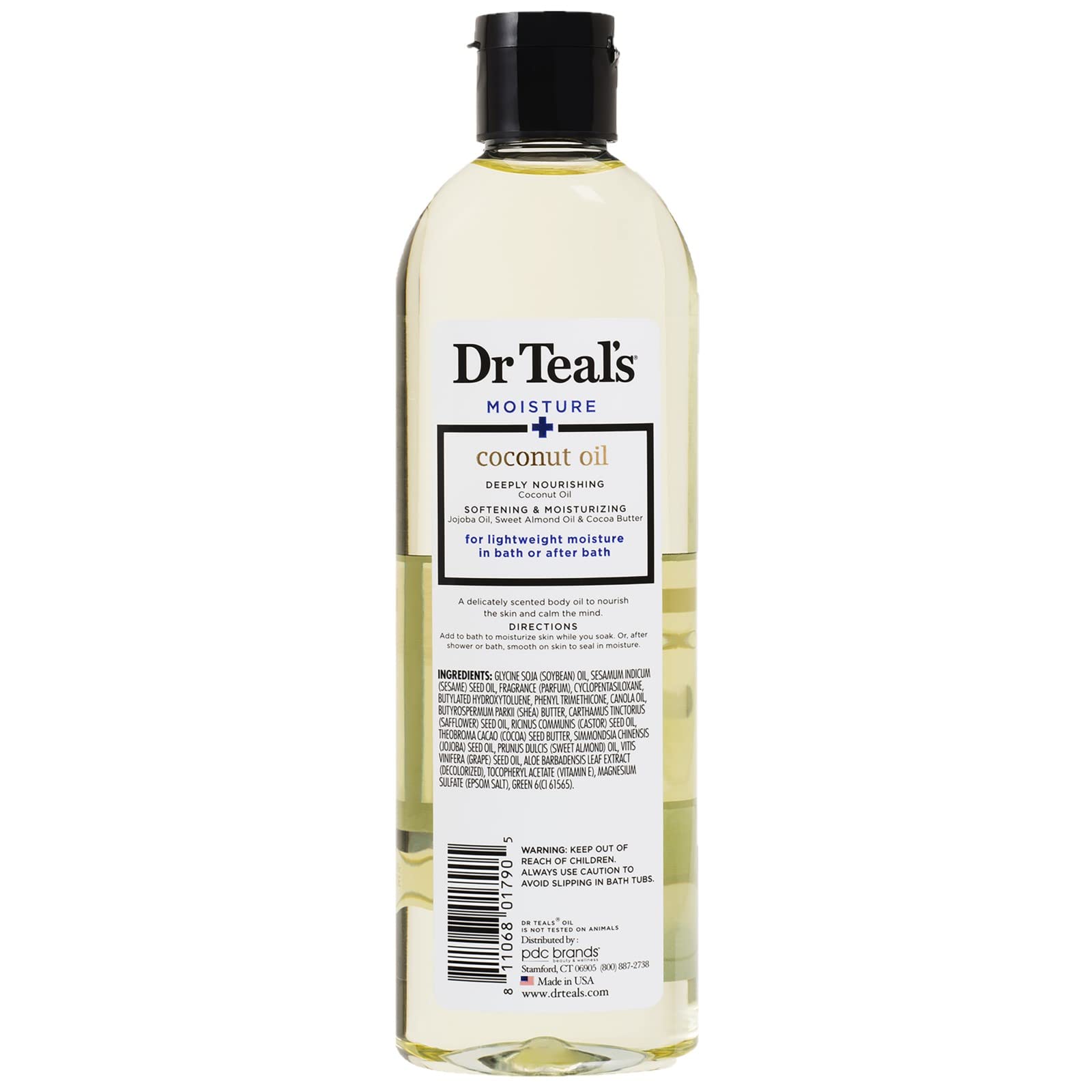 8.8oz Nourishing Coconut Oil B&B Oil bottle