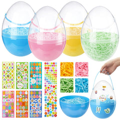 Novabright four large fillable eggs with handles