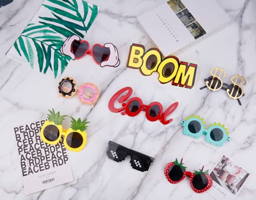 Photo booth prop glasses for beach themed events