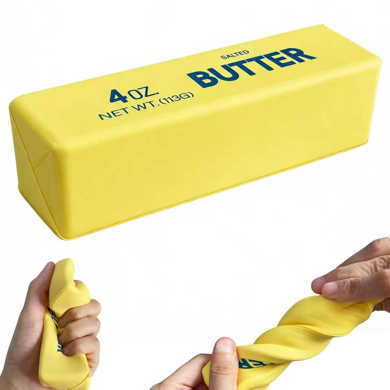 Novelty Squeeze Stress Ball butter shaped design for adults