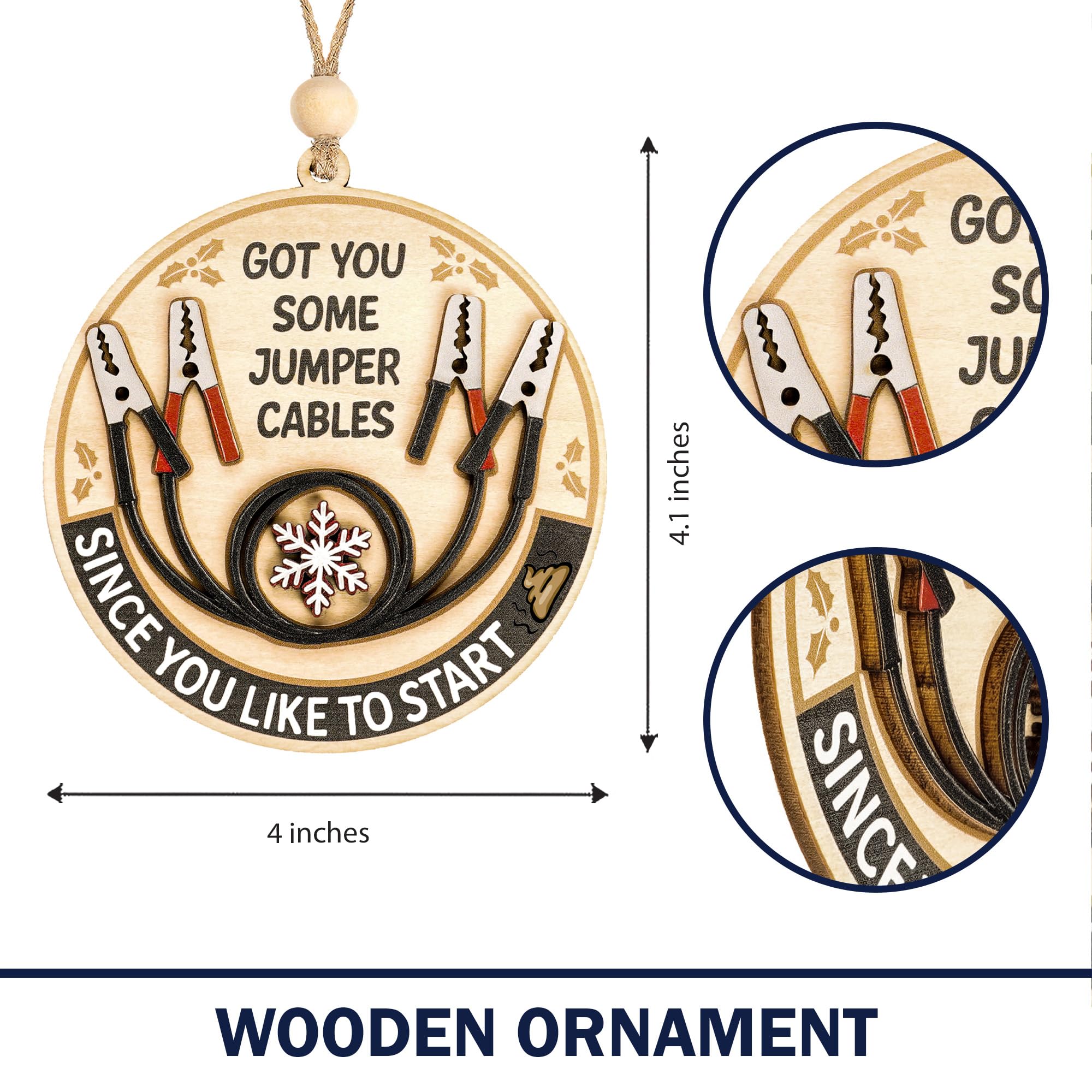 Novelty Xmas Tree Decoration 2025 packaging