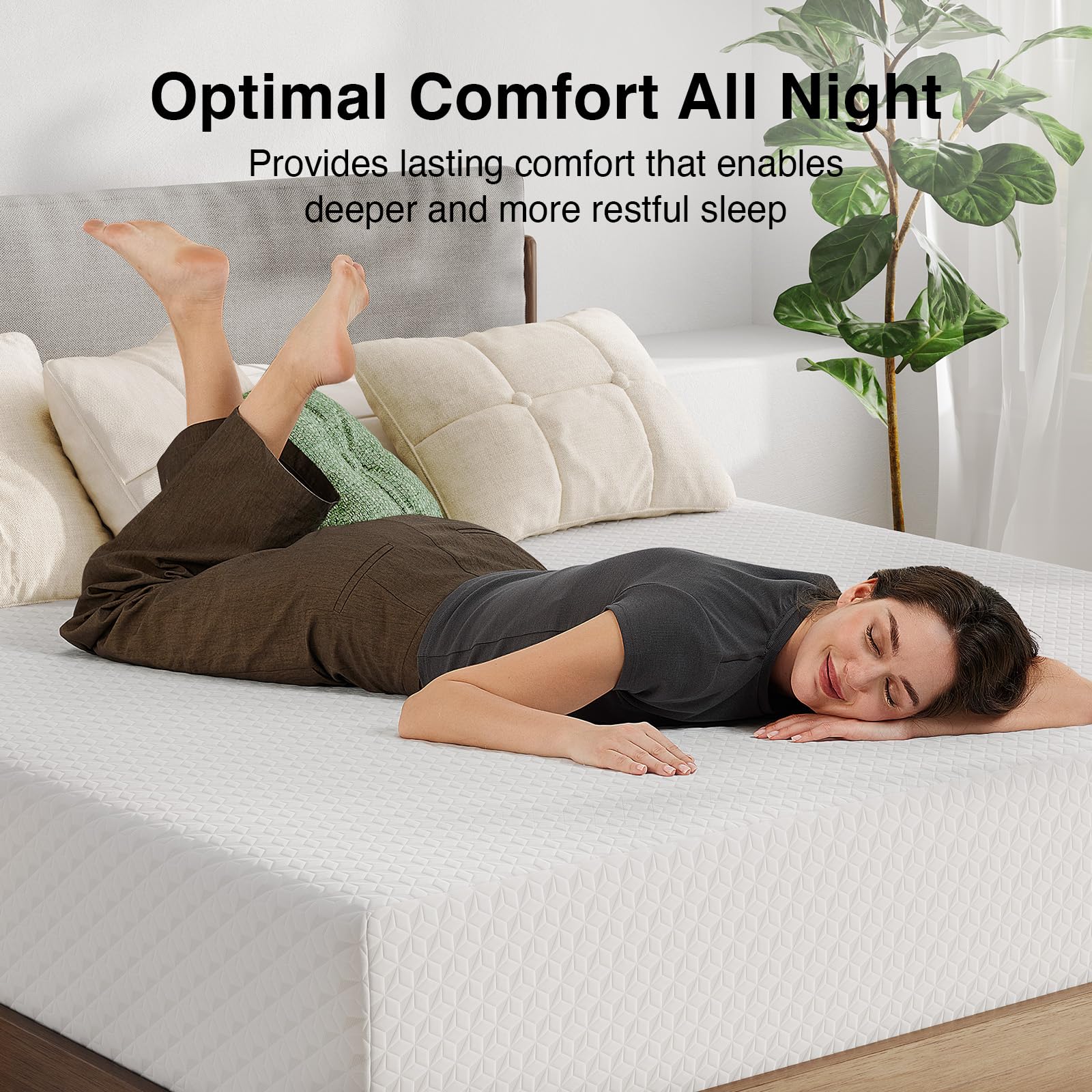 Novilla Full Mattress reinforced edge support illustration