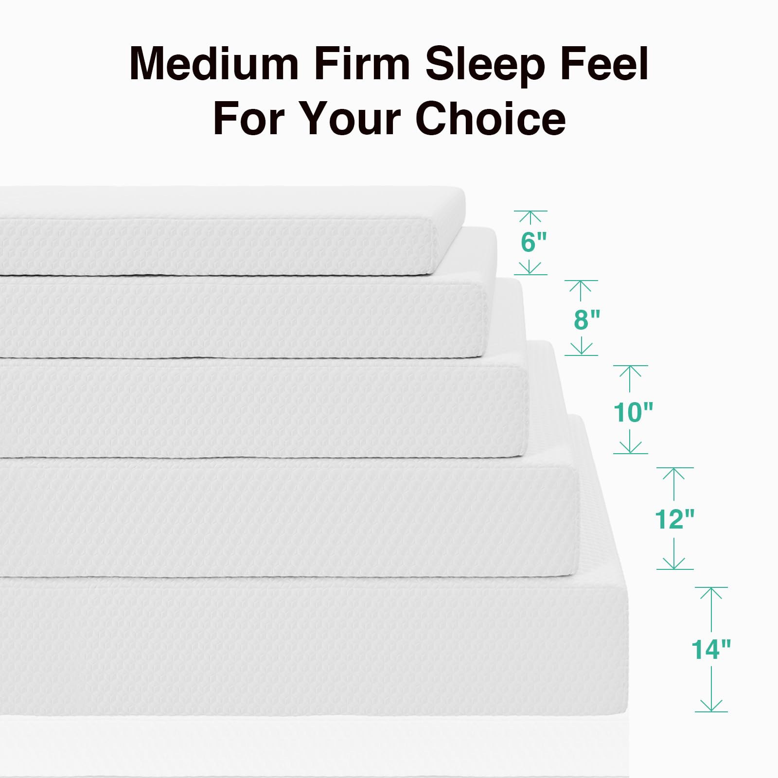 Novilla 6inch full size memory foam mattress packaging and setup