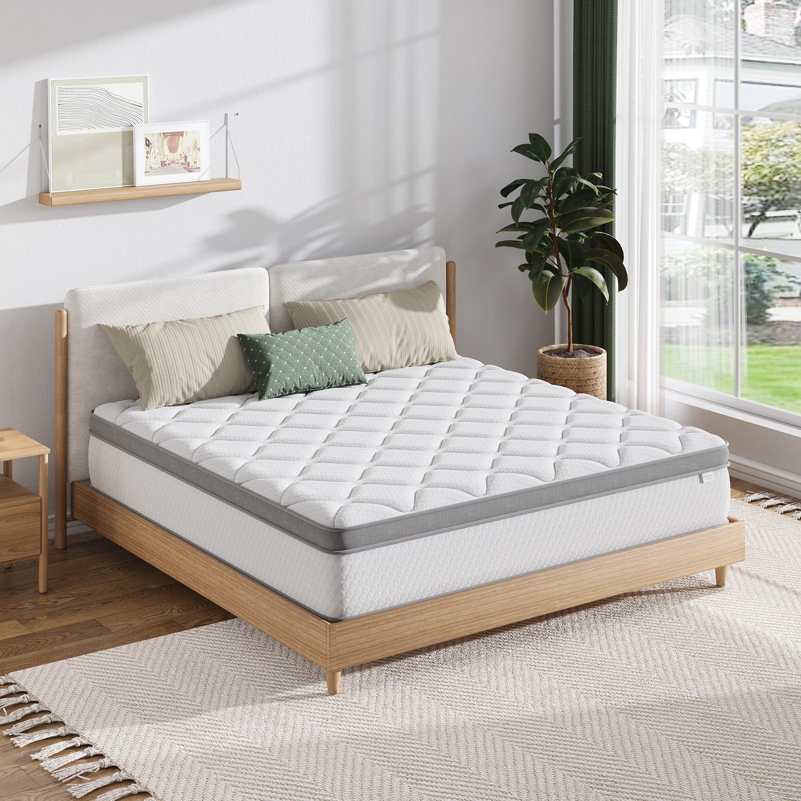 Pressure relief and contouring foam on mattress