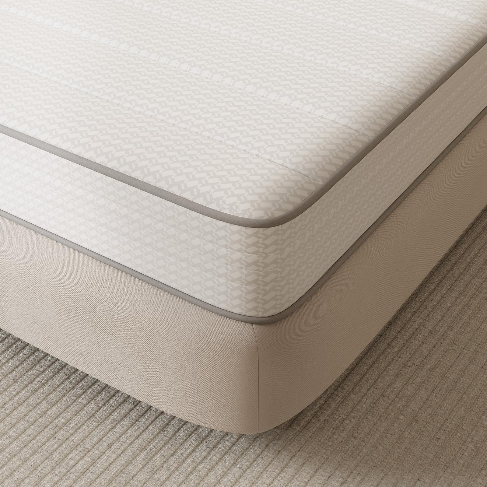 Twin size mattress arrives in a box for easy setup