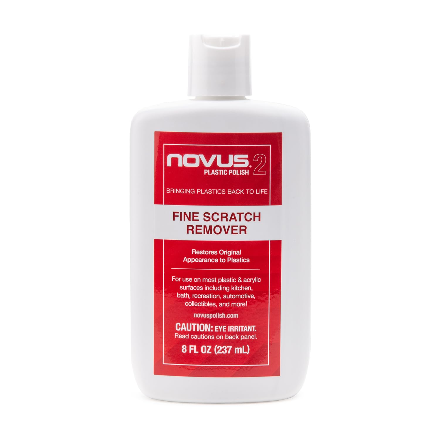 NOVUS 7030 Fine Scratch Remover 8 oz bottle for plastics