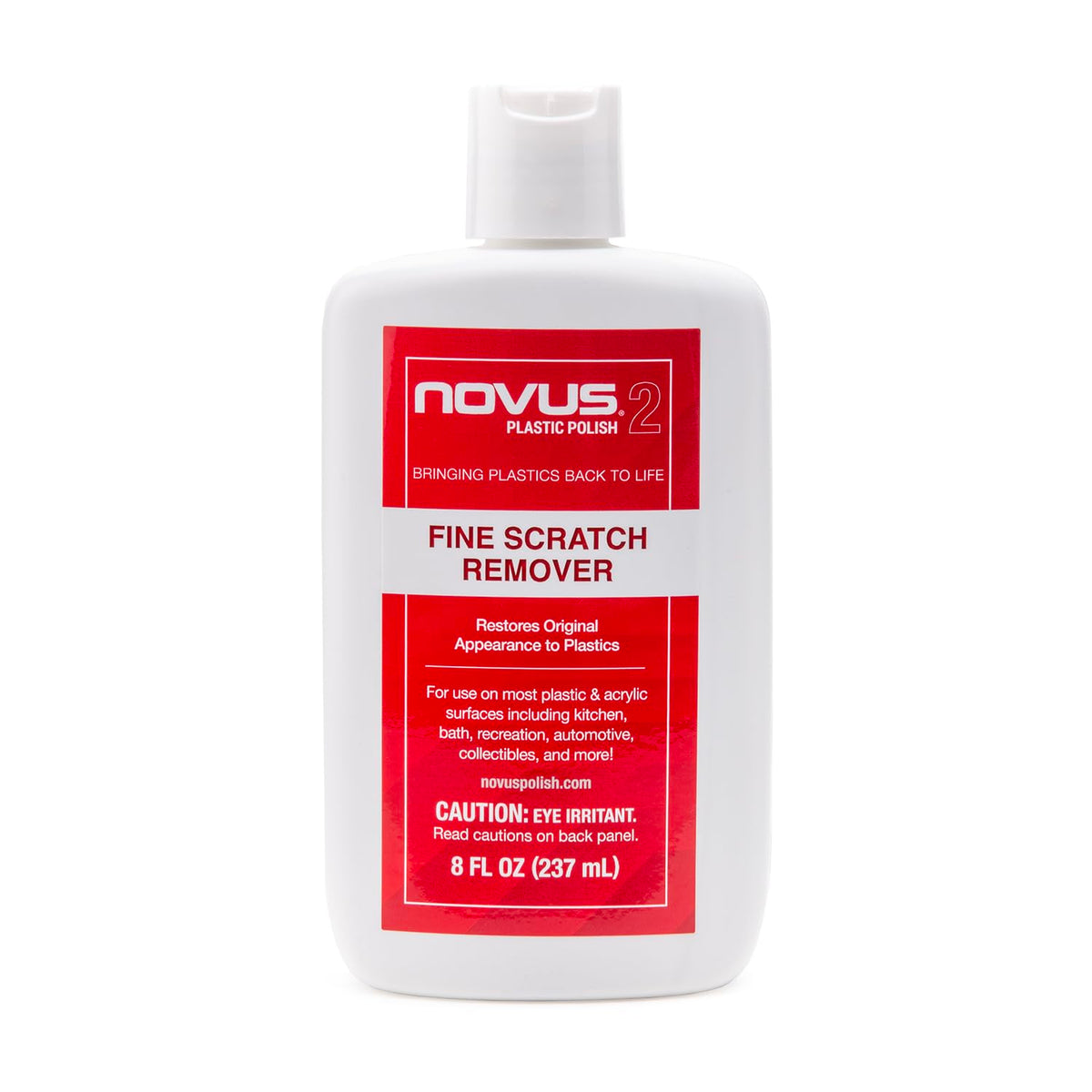 NOVUS 7030 Fine Scratch Remover 8 oz bottle for plastics