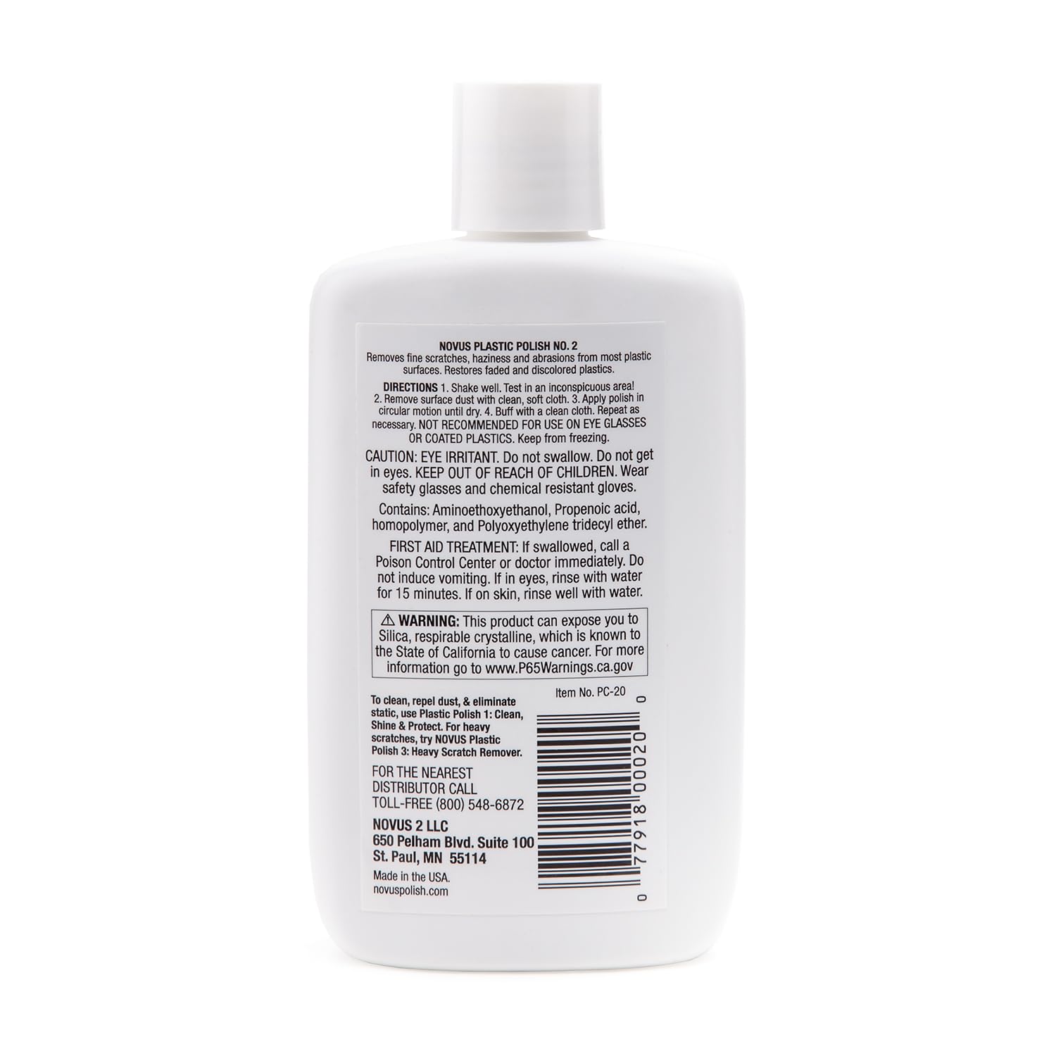 Packaging image for NOVUS 7030 scratch remover 8 oz